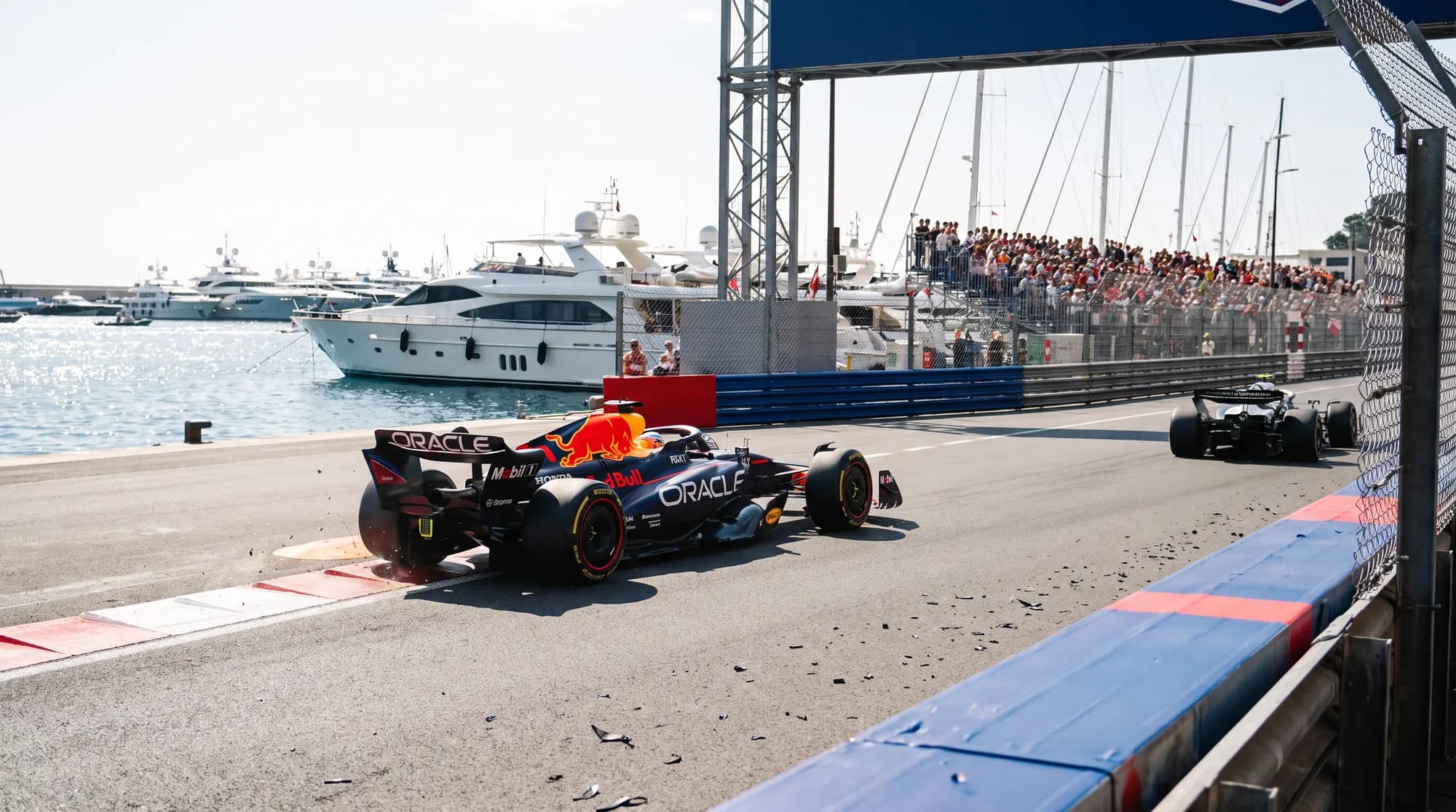 Inspired image: a race car on a harbour circuit